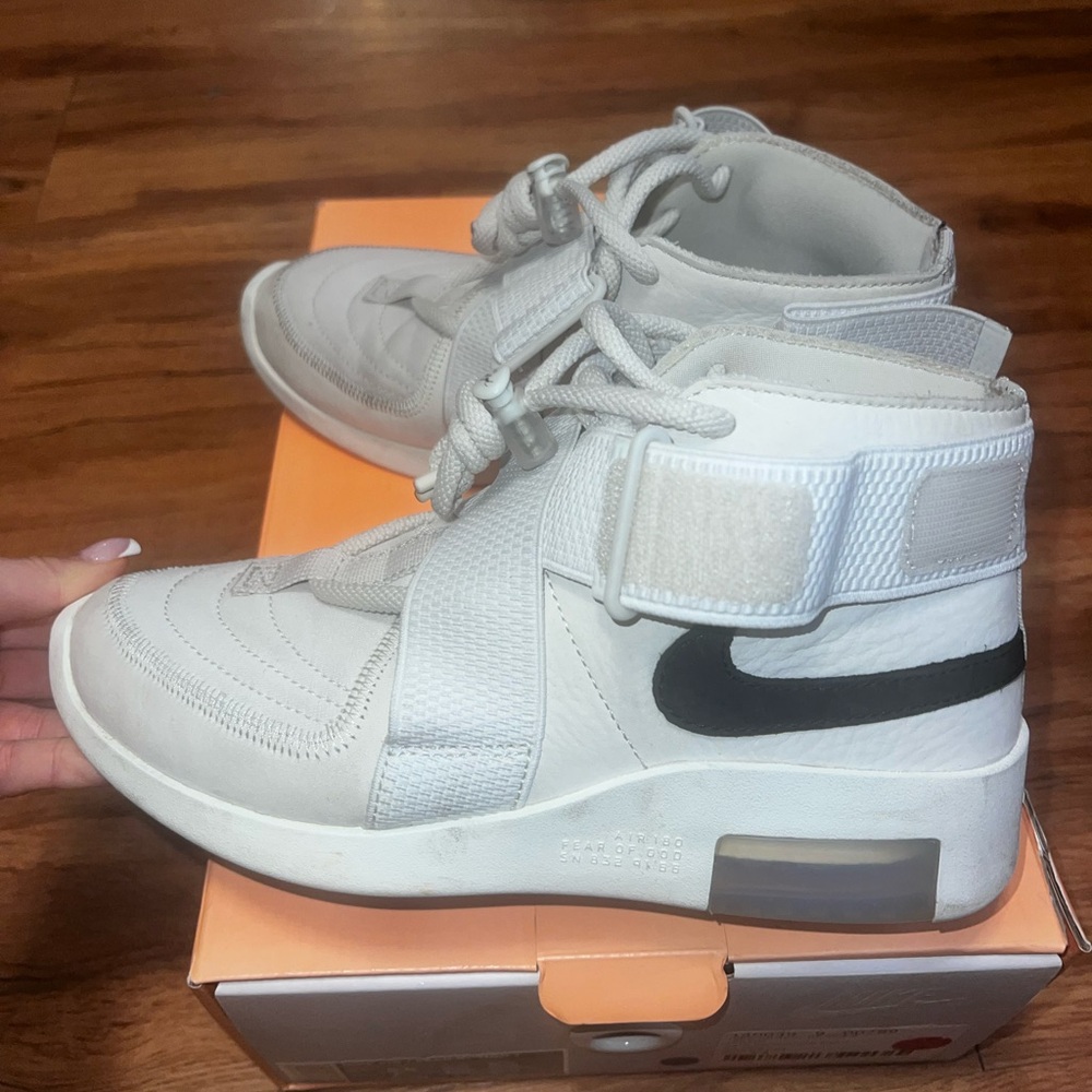 Fear of God Nike White High-Top Sneakers
